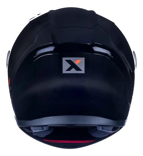 Capacete ASX City SV Solid com Óculos Solar Interno Preto Grafite Brilhante