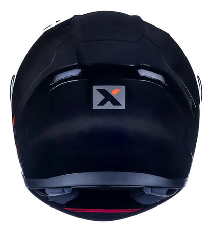 Capacete ASX City SV Solid com Óculos Solar Interno Preto Grafite Brilhante