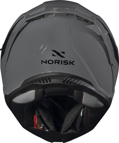 Capacete Norisk Strada II Solid com Óculos Solar Interno e Spoiler Cinza
