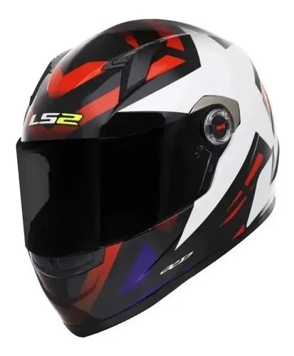 Capacete LS2 FF358 Starwar Branco Vermelho Tamanho 58/M