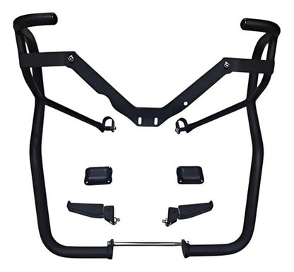 Protetor de Motor com Pedaleira Chapam Yamaha Lander 250 2025 em diante Preto Fosco