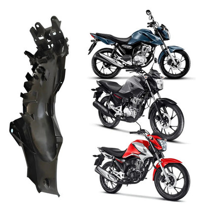 Paralama Traseiro Interno Paramotos Honda Cg 160 Titan Fan Start 2018 a 2025 Preto