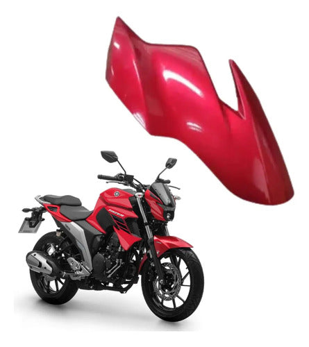 Bananinha Carenagem Lateral do Farol Esquerda Yamaha Fazer Fz25 250 2022 a 2023 Vermelho