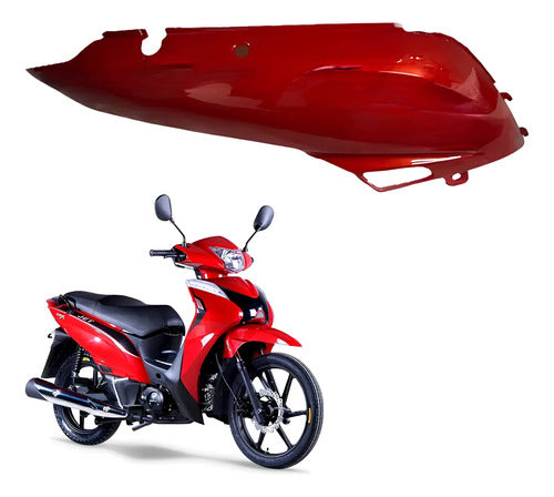 Rabeta Lateral Direita Iron Shineray Jet 50 2023 a 2025 Vermelho