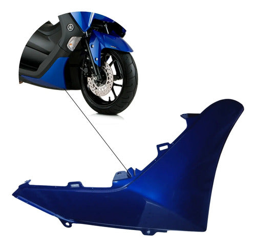 Moldura da Tampa Lateral Direita Yamaha Nmax 160 2021 a 2023 Azul