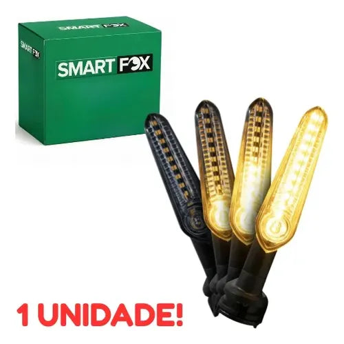 Pisca Traseiro LED Sequencial Smartfox Yamaha Factor 125 Crosser Factor Fazer 150 Lander Ténéré 250