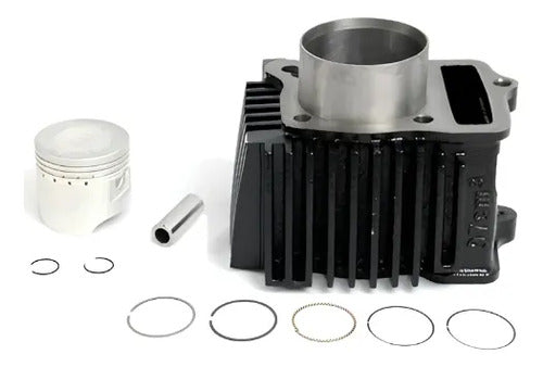 Kit Cilindro Pistão e Anéis Magnetron Honda Biz 100 1998 a 2005 Pop 100 2007 a 2008