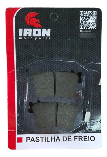Pastilha de Freio Traseira Iron Honda Cb 600f Hornet 2008 a 2010