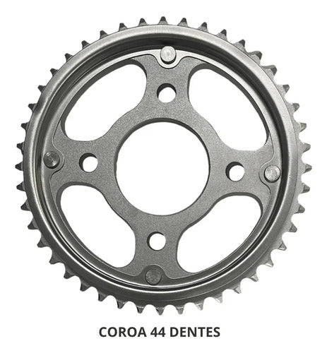 Kit Relação Smartfox com Retentor Honda Cg 160 Titan Fan Start Cargo 2016 a 2023 428OH 118L 44/15T