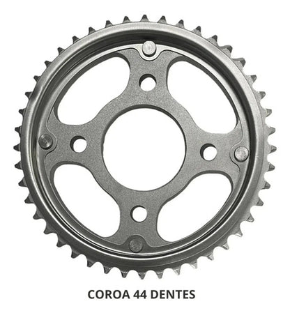 Kit Relação Smartfox com Retentor Honda Cg 160 Titan Fan Start Cargo 2016 a 2023 428OH 118L 44/15T