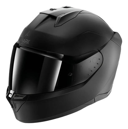 Capacete Shark D-Skwal 3 Blank com Óculos Solar Interno Preto Fosco