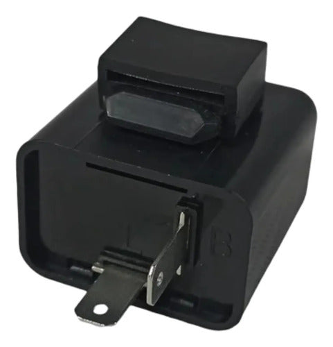 Relé de Pisca Smartfox Honda Pop 100 Biz 125 Cg Bros 160 Titan Pop 110i 12V 2 Pinos