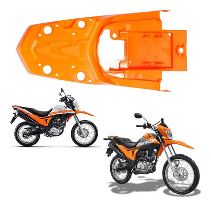 Paralama Traseiro Paramotos Honda Bros 160 2015 a 2022 Laranja