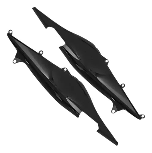 Kit Rabeta Lateral Completa Paramotos Honda Cb 300r 2009 em diante Preto Brilhante 1101/214/02