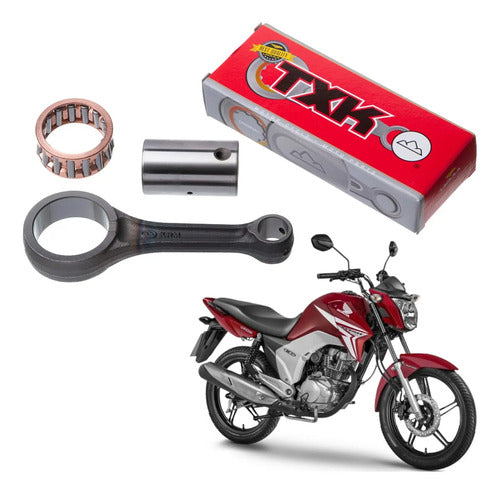Biela Completa TXK Honda Cg Bros 150 Titan Fan Start 2004 a 2015