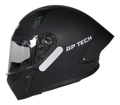 Capacete GP Tech Sense Solid Preto Fosco