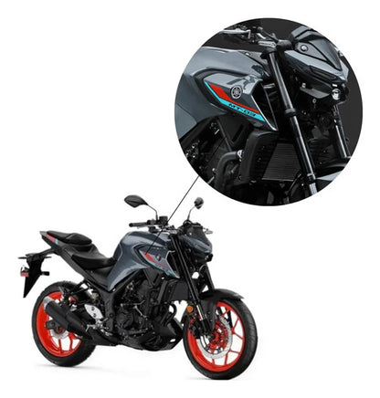 Adesivo da Aba do Tanque Direita Yamaha Mt-03 2022 Cinza