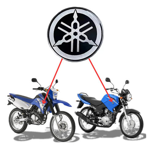 Emblema Diapasão da Lateral do Tanque Yamaha Factor Xtz 125 Lander 250