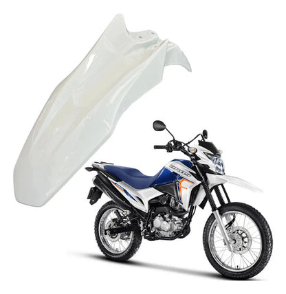 Paralama Dianteiro Paramotos Honda Bros 160 2022 a 2024 Branco