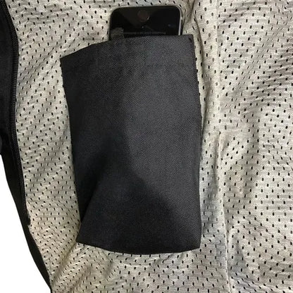 Jaqueta GP Tech Soft Casual Resistente à Água Masculina Preto Cinza