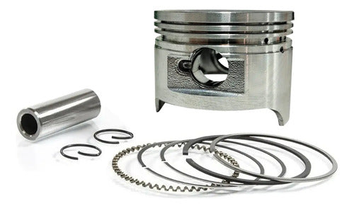 Kit Pistão com Anéis Iron Shineray Phoenix 50 2011 a 2025 0,75 mm