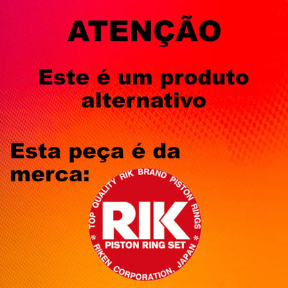 Jogo de Anéis do Pistão RIK Honda Cbx 250 Twister Tornado 250 2001 a 2008 0,75 mm