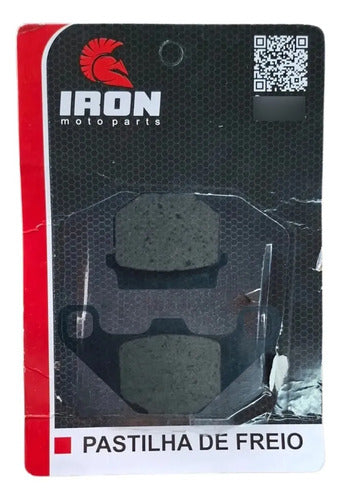 Pastilha de Freio Dianteira Iron Suzuki Burgman 125 2009 a 2011