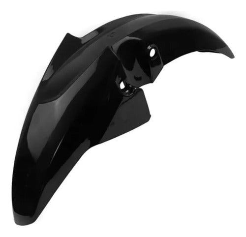 Paralama Dianteiro Paramotos Honda Cg 150 160 Titan Fan Preto Brilhante