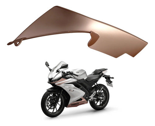 Bananinha Carenagem Lateral do Farol Esquerda Yamaha Yzf-R15 2026 em diante Branco Bronze
