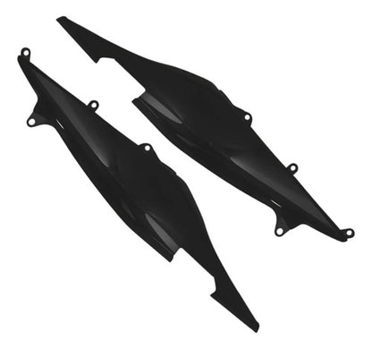 Par de Rabetas Laterais Paramotos Honda Cb 300r 2009 a 2012 Preto Fosco
