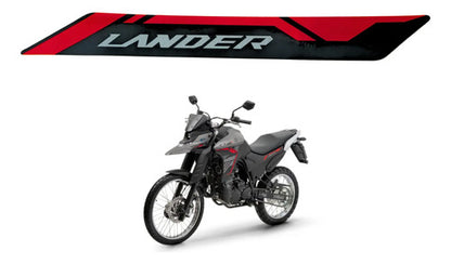 Adesivo da Tampa Lateral Esquerda Yamaha Lander 250 2025 Cinza