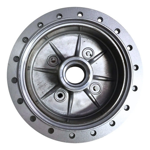 Cubo da Roda Traseira para Freio a Tambor Smartfox Yamaha Factor 125 Rd 135 Sundown Max Hunter 125