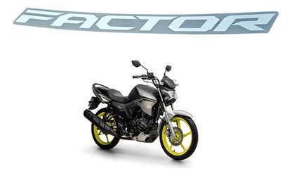 Adesivo da Capa do Tanque Yamaha Factor Dx 150 2025 Prata