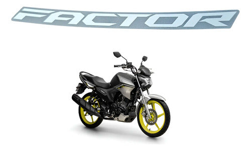 Adesivo da Capa do Tanque Yamaha Factor Dx 150 2025 Prata