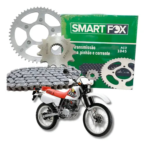 Kit Relação Smartfox sem Retentor Honda Xlr 125 1996 em diante 428H 126L 50/15T