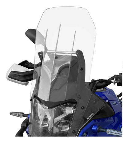 Para-Brisa Bolha Alta de Policarbonato Scam Yamaha Ténéré 700 2026 em diante Transparente