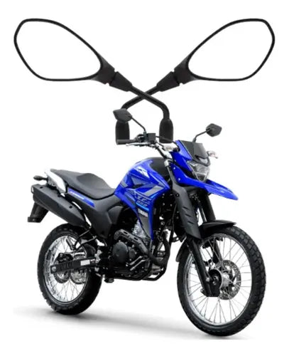 Par de Retrovisores GVS RVG Haste Fixa Universal Rosca Yamaha