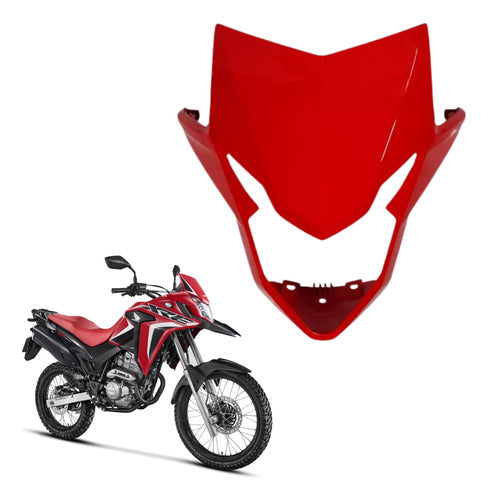 Suporte do Farol Paramotos Honda Xre 300 2019 em diante Vermelho