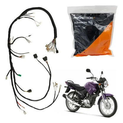 Fiação Chicote Elétrico Principal Magnetron Yamaha Factor 125 2009 a 2010 Partida a Pedal