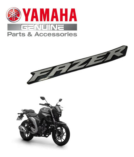 Adesivo da Aba do Tanque Direita Yamaha Fazer Fz25 250 2022 a 2023 Preto