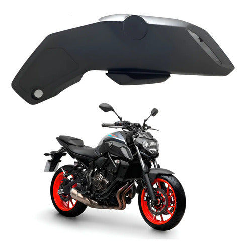Tomada de Ar Direita Yamaha Mt-07 2019 a 2024 Preto Fosco