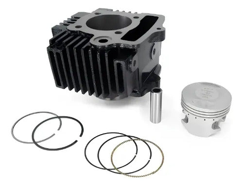 Kit Cilindro Pistão e Anéis Magnetron Shineray Jet 50 125 2023