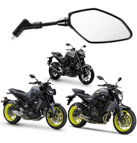 Espelho Retrovisor Direito Yamaha Tracer 900 Mt-03 2016 a 2021 Mt-07 2016 a 2018 Mt-09 2015 a 2020