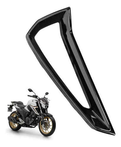 Tampa Guia de Ar Aba do Tanque Direita Yamaha Fazer Fz25 250 2025 em diante Preto