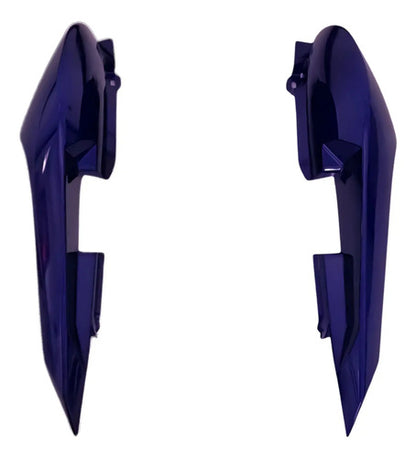 Par de Rabetas Laterais Paramotos Yamaha Fazer 150 2024 a 2025 Roxo Metálico