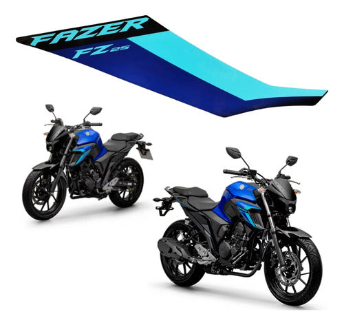 Adesivo da Aba do Tanque Direita Yamaha Fazer Fz25 250 2024 Azul
