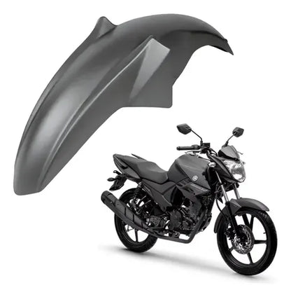 Paralama Dianteiro Paramotos Yamaha Fazer 150 2014 a 2025 Cinza Fosco