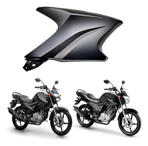 Tomada de Ar Direita Yamaha Factor 125 150 Preto Fosco