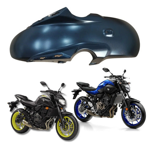 Paralama Dianteiro Yamaha Mt-07 2016 a 2018 Preto Fosco