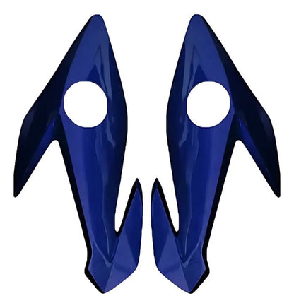 Par de Carenagens Laterais do Farol Paramotos Honda Cg 160 Titan Fan 2016 a 2021 Azul Twister